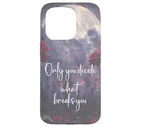 Only You Can Decide What Breaks You Bookish Smutt Book Lover Carcasa para iPhone 15 Pro