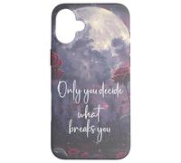 Only You Can Decide What Breaks You Bookish Smutt Book Lover Carcasa para iPhone 16 Plus