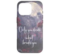 Only You Can Decide What Breaks You Bookish Smutt Book Lover Carcasa para iPhone 16 Pro