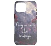 Only You Can Decide What Breaks You Bookish Smutt Book Lover Carcasa para iPhone 16 Pro MAX