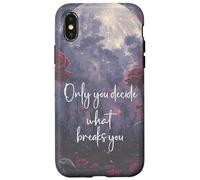 Only You Can Decide What Breaks You Bookish Smutt Book Lover Carcasa para iPhone X/XS