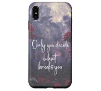 Only You Can Decide What Breaks You Bookish Smutt Book Lover Carcasa para iPhone XS MAX