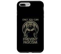 Only You Can Prevent Fascism Fascist Protest Resist Bear Carcasa para iPhone 7 Plus/8 Plus