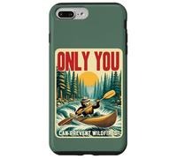 Only You Can Prevent Wildfires Smokey Bear Kayak Paddling Carcasa para iPhone 7 Plus/8 Plus