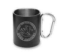 Only You Can Prevent Work Beatings - Mosquetón de metal, taza de camping