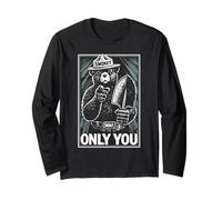 Only You Classic Smokey Bear Pointing WPA Style Manga Larga