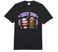 Only You Cute Smokey Bear & Hiking Signposts Comfort Colors Adult Heavyweight T-Shirt
