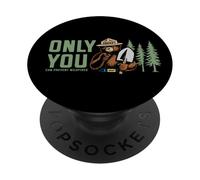 Only You Vintage Pointing Smokey Bear PopSockets PopGrip Adhesivo