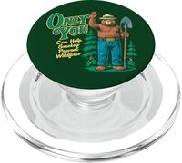 Only You Waving Smokey Bear Vintage PopSockets PopGrip para MagSafe