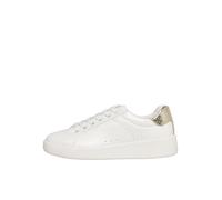 ONLY SHOES ONLSOUL-4 PU Sneaker, Zapatillas Mujer, White/Detail:w. Gold, 37 EU