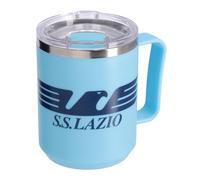 Only4fan S.r.l. SS Lazio - Taza de acero térmica, producto oficial, color celeste
