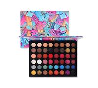 ONLYBETTER Paleta de sombras de ojos con purpurina, 48 colores, paleta de maquillaje de alta pigmentación metálica, fácil de mezclar, arcoíris brillante