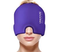 ONLYCARE Máscara de migraña, gorro para migraña, gorra de alivio de migraña, sombrero de alivio de headache, máscara de enfriamiento, gorro de enfriamiento, máscara para dolores de cabeza, gorro de