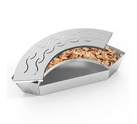 Onlyfire Ahumador de Barbacoa Curvo con Depósito de Agua Desmontable Para Weber Kettle 47-57 cm, Kamado Joe Classic y Otras Parrillas de Cerámica y Hervidor de Carbón Similares