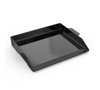 Onlyfire BBQ Griddle Plancha de Hierro Fundido Esmaltado, Placa de Parrilla Universal con Revestimiento Antiadherente y Paredes Laterales Extra Altas para Parrilla de Gas y Estufa, 47.2 x 35.5 CM