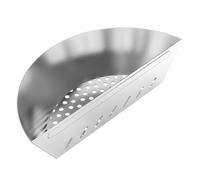 Onlyfire Cesta de Acero Inoxidable para Carbón, Briqueta de Carbón de Leña/Soporte de Combustible de Carbón para Parrilla de Carbón Weber 57/67 cm