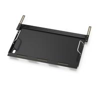Onlyfire Flat Top Plancha Barbacoa para La Mayoría de Las Parrillas de Gas de 4 Quemadores, Plancha de Revestimiento Cerámico Antiadherente con Soporte Retráctil para Weber, Nexgrill, Enders y Más