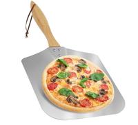 onlyfire Pala de Pizza de aluminio con mango de madera, 30,5 cm x 35,6 cm (12 "x14)