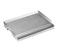 Onlyfire Plancha con Estructura Alveolar, Plancha Universal para Barbacoa Acero Inoxidable, Plancha Barbacoa para Parrilla de Gas, Parrilla de Carbón y Encimera de Gas, 1,5mm de Grosor, 45,7x32x7,2cm
