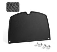 Onlyfire Plancha de hierro fundido para Weber Q100, Q120, Q140, Q1000, Q1200, Q1400 Series Gasgrill, 32 x 21,3 cm Placa de parrilla reversible, piezas de repuesto 6558, 2 en 1 Reversible Griddle