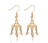 Onlyfo Percy Jackson - Pendientes de arpón con joyero, pendientes Percy Jackson para mujer y niña, Cristal Metal, NA