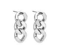 ONLYJUMP Pendientes de eslabones de cadena para mujeres y niñas, chapados en oro, aretes de eslabones gruesos ovalados, eslabones cubanos, geométricos, delicados, aretes colgantes hipoalergénicos,