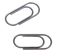 ONLYKXY 100 mini clips de papel de níquel negro de 16 mm, clips de papel retro, clips de oficina surtidos