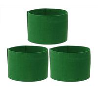 ONLYKXY 3 brazaletes de capitán de 7 x 32,5 cm, ajustables, para fútbol, baloncesto, voleibol, equipo escolar, competición, entrenador, jugadores, muñequeras (verde oscuro)