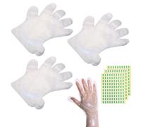 ONLYKXY 300 guantes de mano de plástico transparente para hidratar las manos, cera de parafina, forros de baño para bolsas de cuidado de manos