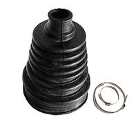 Onlynery Bota CV, Kit de Fuelle CV Dividido Eje de transmisión Polainas Exteriores elásticas, Cubierta Antipolvo Rótula de Bola Abrazadera Redonda de Velocidad Constante,