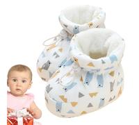Onlynery Botas de invierno para niña,Botas para niña - Botines de invierno para recién nacidos, lindas botas para bebé - Zapatos tipo calcetín, botines para bebé con cordón ajustable, botas para