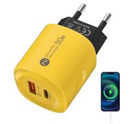 Onlynery Enchufe, Cargador rápido de 20 W | Enchufe de Cargador PD súper rápido - Tipo Multi zócalo de C de la Carga rápida incombustible Universal del, Tipo Adaptador de la Pared