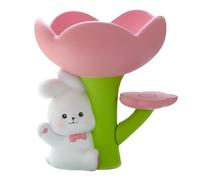 Onlynery Estatuilla del Conejo De Pascua - Portallaves Decorativos | Estatua De Conejo De Dibujos Animados,para Hogar Salón Dormitorio Escritorio Granja Día De San Valentín Pascua Relleno De Cesta