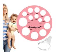 Onlynery pezón | Medidor pezones Silicona con Regla Suave, 13 Agujeros y Escala milimétrica,Herramienta medición pezón Rosa para Mujeres Embarazadas Nue Madres imprescindibles