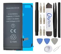 OnlyTech - Batería de repuesto para iPhone 6S, capacidad de 1715 mAh, calidad idéntica (chip TI), kit de 15 herramientas y adhesivo de pantalla incluido