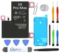 OnlyTech Batería de Repuesto Premium para iPhone 14 Pro MAX 4323 mAh, Igual Que la Original Incluye Juego de 12 Herramientas Profesionales y Adhesivo de Pantalla