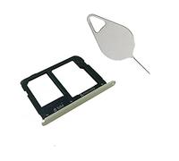 OnlyTech- Cajón para tarjeta SIM y tarjeta de memoria micro SD compatible con Samsung Galaxy A5 2016 SM-A510 dorado + herramienta de extracción