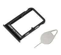 OnlyTech - Soporte de tarjeta SIM doble y tarjeta de memoria Micro SD de Xiaomi Mi 8 Pro negro + herramienta de extracción