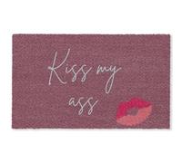 OnlyWow© Alfombra Salon Rectangular 150x90 cm Redondas Rugs For Living Room Grande Pelo Corto Comedor Alfombrilla XXL Absorbente De Sonido Bésame el Culo - Labio - Burdeos