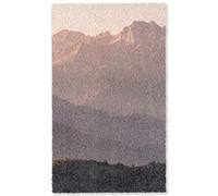 OnlyWow© Alfombra Salon Rectangular 90x150 cm Alfombras Habitacion Dormitorio Tapete Sala Quarto Tapetes Matrimonio Modernas Antideslizante Panorama - Paisaje - Montañas