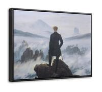 OnlyWow© Lienzo Con Marco 40x30 cm Cuadros Decoracion Salon Modernos Dormitorio Lienzos Canvas Living Room Wall Art Comedor Viejos maestros - Arte - Caspar David Friedrich