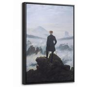 OnlyWow© Lienzo Con Marco 40x60 cm Cuadros Decoracion Salon Modernos Dormitorio Lienzos Canvas Living Room Wall Art Comedor Viejos maestros - Arte - Caspar David Friedrich