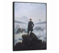 OnlyWow© Lienzo Con Marco 60x80 cm Cuadros Decoracion Salon Modernos Dormitorio Lienzos Canvas Living Room Wall Art Comedor Viejos maestros - Arte - Caspar David Friedrich