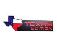 OnlyYou.X Texas Edition Emblema Texas Edition Badge Texas Edition Calcomanía Texas Editon calcomanía para pastilla universal 1 pieza Metal negro rojo