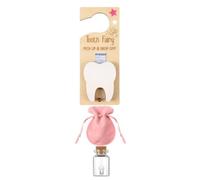 Onmargeen Kit de colgador de puerta de hada de los dientes, recogida y entrega, soporte para hadas de los dientes (rosa)