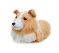 Onmygogo Pantuflas peludas de invierno para perros y mujeres, Shetland Sheepdog, 7-9