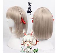 Onmyoji Short Bob Wig Cosplay Costume Synthetic Braiding Hair Perucas Halloween Costume Party Play Wigs For Women