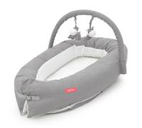 ONNA | Nido Nara para Bebés de 0 a 6 Meses | Con Arco de Juegos | Reposacabezas Transpirable Antiplagiocefalia | Evolutivo y Desmontable (Gris)