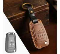 ONNAT Funda de Cuero para Llavero de Coche, Funda para Llavero, Funda para Llavero, para Chevrolet Cruze Malibu Aveo Captiva Buick Opel Astra Corsa 2012