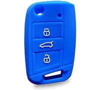 ONNAT Funda de Silicona para Llave de Coche, Funda para Llave de Bloqueo, para Seat Leon 5f Rapid Octavia A7, Carcasa para Tiguan T-Roc T-Cross para Seat Ateca FR